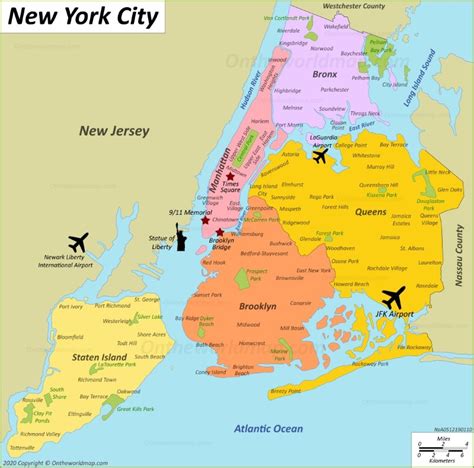 Harlem Map Of New York City Boroughs