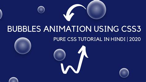 animated bubbles  html pure css codeeducation