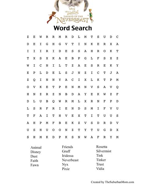 Word Search For Kids Disney Are You A Big Disney Fan Download Your