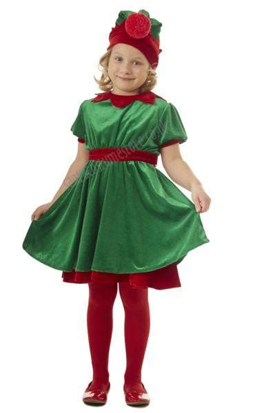 Girls Elf Costume Santa Suits