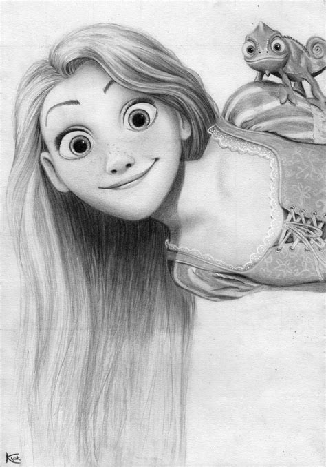 Rapunzel By Kristelok Rapunzel Drawing Disney Drawings Sketches