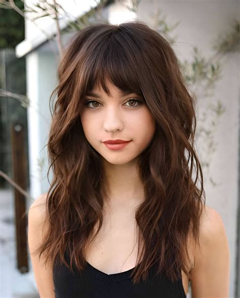 25 Gorgeous Long Layered Hairstyles With Bangs