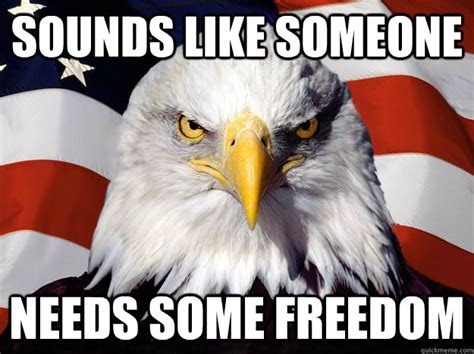 Sounds Like Someone Needs Some Freedom Freedom Eagle Quickmeme