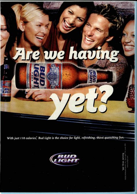 Alcohol Marketing Bud Light Beer Ad