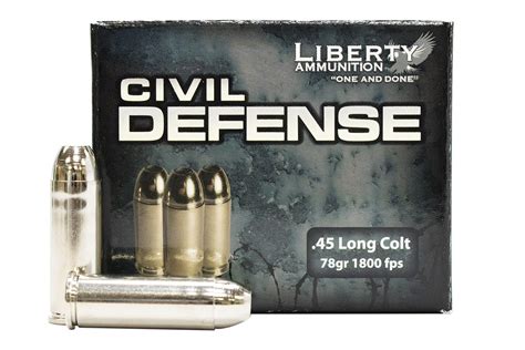Liberty 45 Lc 78 Gr Hp Civil Defense 20box Sportsmans Outdoor