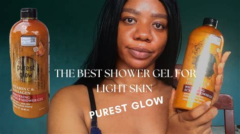 the purest glow shower routine review best shower gel for light skin youtube