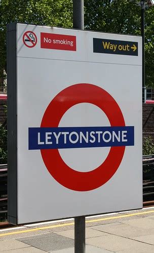 Leytonstone Underground Station Modern Panel Roundel Flickr