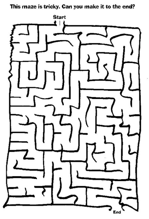 If you do, then don't forget to print and color our spring coloring sheets! Printable Mazes - Print your Maze Tricky puzzle | All Kids ...