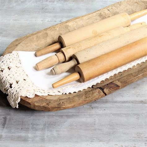 Vintage Collection Wooden Rolling Pins By Lovintagefinds On Etsy