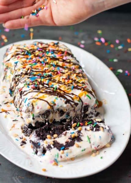 Ultimate Brownie Ice Cream Sundae Cake Neighborfood
