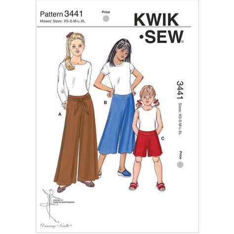 Kwik Sew Pattern Pants Xs 4 5 S 6 M 7 8 L 10 Xl 12