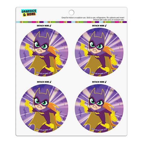 Dc Super Hero Girls Batgirl Refrigerator Fridge Locker Vinyl Circle