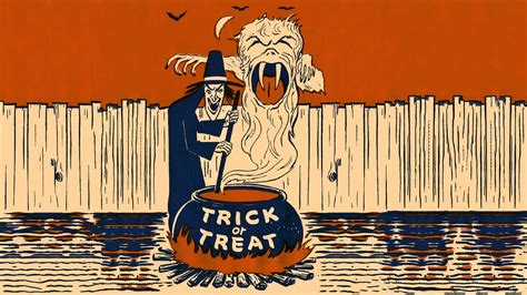 Neato Coolville Halloween Wallpaper Witchs Brew Of Trick Or Treat