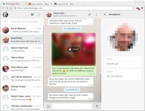 Whatsapp Web Unter Linux Chromium Oder Opera Funktionieren Auch