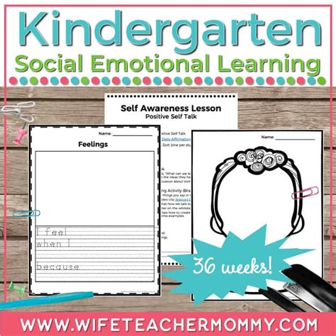 Weekly Activities For Social Emotional Learning Kindergarten