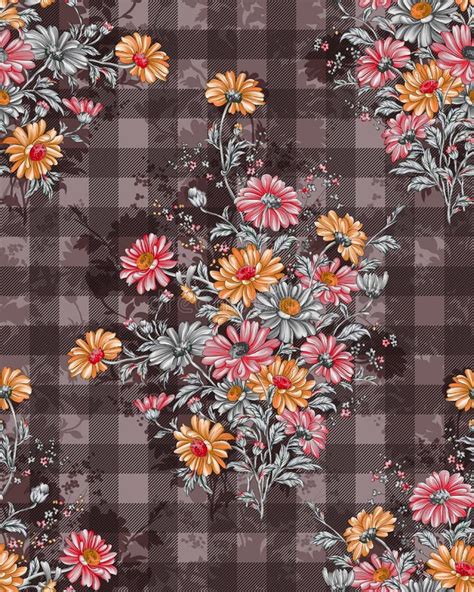 Beautiful Flower Pattern Floral Colorful Seamless Allover Design