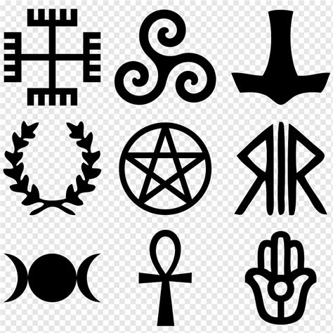 Modern Paganism Religion Wicca Religious Symbol Symbol White Text