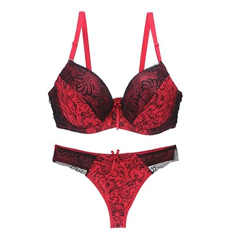 New Lace Sexy Bra Set Canada Underwear Women Set Push Up Embroidery Lingerie Plus Size Bras And