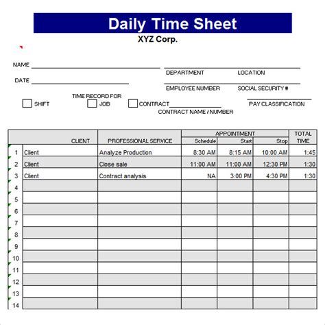 What is a timesheet definition and usage paymo academy. FREE 10+ Sample Daily Timesheet Templates in Google Docs ...