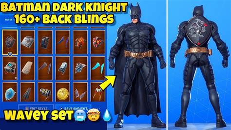 New Batman Dark Knight Skin Showcased With 160 Back Blings Fortnite