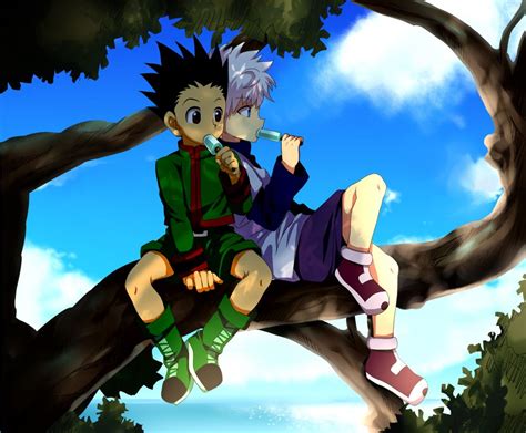 Gon Killua Kirua Hunter X Hunter Hisoka