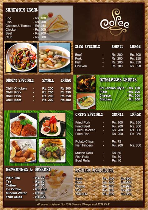 Ide 31+ Daftar Menu Cafe