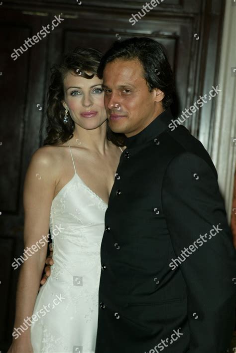 Elizabeth Hurley Boyfriend Arun Nayer Editorial Stock Photo Stock