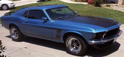 Acapulco Blue 1969 Boss Ford Mustang Fastback