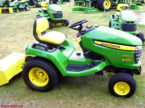 John Deere X500 Tractor Photos Information