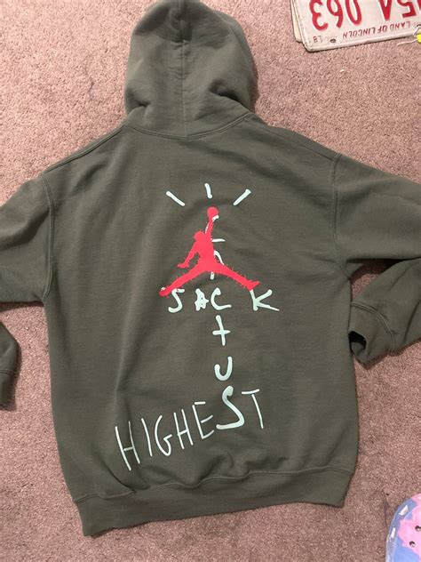 Nike Cactus Jack By Travis Scott X Air Jordan Highest Hoodie Grailed