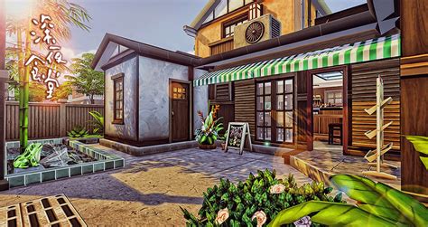 Sims 4 Ccs The Best Japanese Restaurant No Cc By Simsmissdd