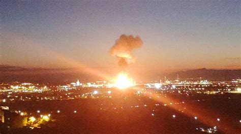 A sudden strong expression of emotion: Huge explosion at chemical plant in Tarragona - Spain in ...
