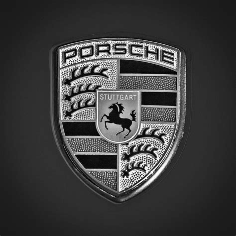 Porsche 550 Porsche Logo Silver Wallpaper Automotive Group Coat Of