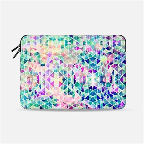 Pastel Triangles Laptop Case Macbook 12 Sleeve By Amy Sia Casetify