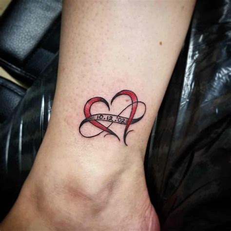 16 Best Infinity Heart Tattoo Design Ideas 2021 Updated Heart Tattoos With Names Heart