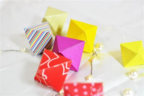 Diy Geometric Paper Ornaments Tutorial For Christmas With Free