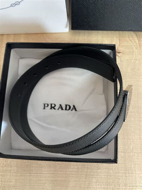 Prada Men S Belt Triangular Belts Men S Fashion Watches Accessories
