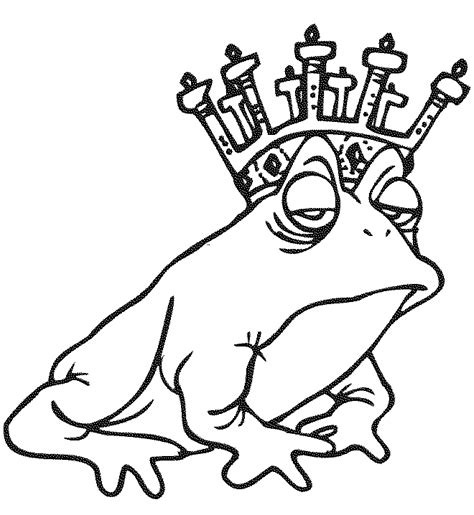 Print And Download Frog Coloring Pages Theme For Kids