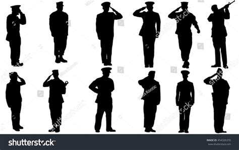 Set of military man saluting silhouette | Soldier silhouette, Silhouette, Silhouette images