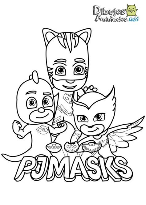 Puedes encontrar aquí patrones complicados y detallados, imágenes avanzadas de animales, dibujos para colorear simples o contornos sencillos. Dibujos para colorear PJ Masks - Heroes en pijamas ...