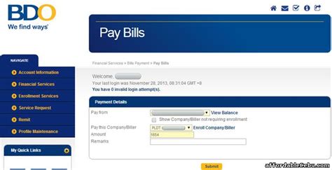 This is because the credit companies carry out a thorough investigation of your credit repayment history before approving your request for a new credit card. How to Pay PLDT Bill (Internet or Landline) Thru BDO Online Banking - Banking 29574