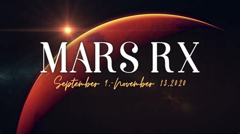 Mars Retrograde 2020 September 9 November 13