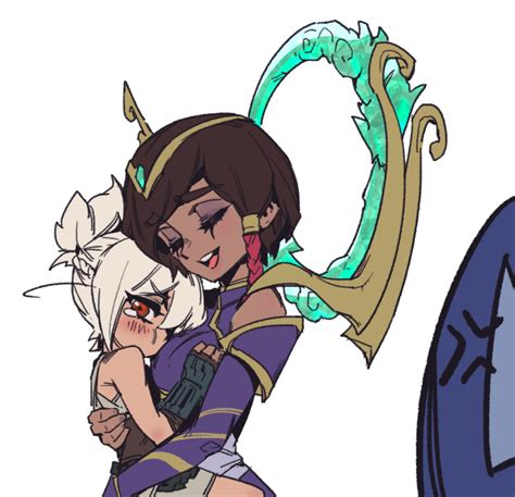 Riven And Karma League Of Legends Drawn By Phantom Ix Row Danbooru