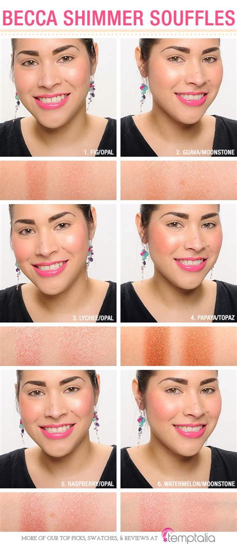 Round Up Becca Beach Tint Shimmer Cheek Souffles Thoughts Comparisons Lip Color Makeup