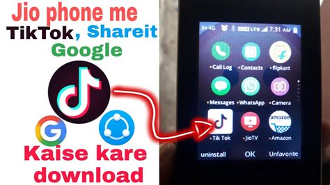 How To Download Tik Tok In Jio Phone Youtube
