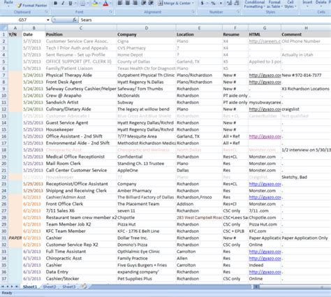 Google sheets makes your data pop with colourful charts and graphs. Job Application Tracker Spreadsheet Google Spreadshee job ...