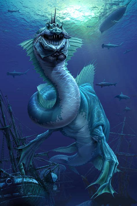 130 Sea Monsters Ideas Sea Monsters Mythical Creatures Creatures