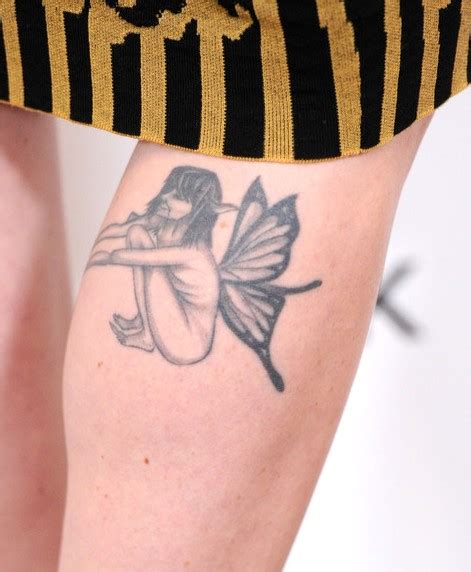 Alexandra Breckenridges Tattoos Wings Tattoo On Leg Pretty Designs