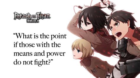 Best Attack On Titan Quotes Anime Quotes Youtube Music