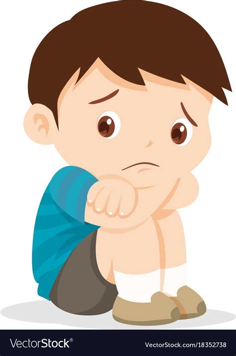 Boy Alone Sad Cartoon Images